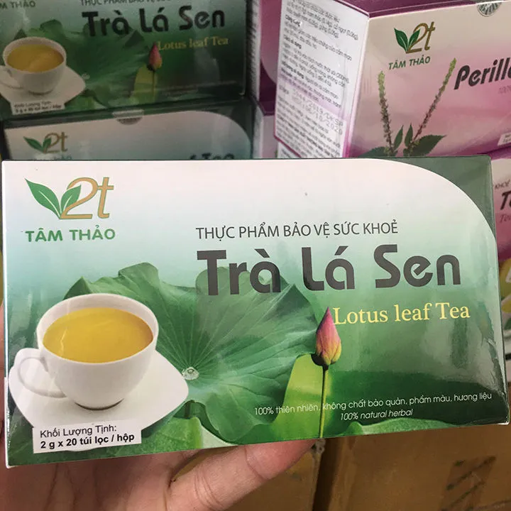 TOP 7 Thương hiệu trà lá sen giảm cân, thải độc gan